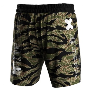 Pantalones Cortos de Artes Marciales para Hombre con Abertura Alta, Doble Capa de Tela, con Calzoncillos Interiores de Compresión, Cintura Suave con Cordón Ajustable - Product Image 4