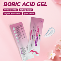 Gel Borique Équilibrant le pH Chinaherbs, Antibactérien, Contrôle des Odeurs Vaginales, Hydratant, Acide Hyaluronique, Aloe Vera, Vitamine E, Menthe