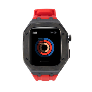 สายนาฬิกาซิลิโคนสำหรับ <span class=keywords><strong>Apple</strong></span> <span class=keywords><strong>Watch</strong></span> <span class=keywords><strong>Series8</strong></span> 7 6,เคสกันกระแทกสำหรับนาฬิกาสปอร์ตขนาด42มม. 44มม. 45มม. - Product Image 2