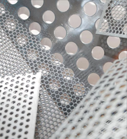 Grille de protection de radiateur en acier inoxydable, fer galvanisé, aluminium, grillage perforé pour gouttières anti-feuilles