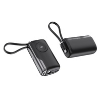 Chargeur sans fil TDX TW4 avec charge magnétique rapide, affichage numérique, sortie 15W et 20W, entrée Type-C, support de batterie Li-polymère