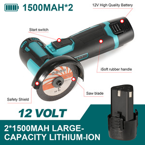 Pin cầm tay <span class=keywords><strong>mini</strong></span> Điện Máy mài góc 12V nhà DIY nhỏ Máy cắt kim loại cầm tay điện Máy mài góc - Product Image 6