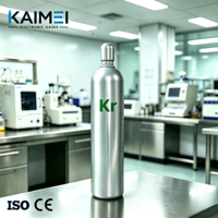 Cylindre de gaz Krypton haute pureté 99,999 % 5N pour processus laser excimer semi-conducteur, réservoir en acier sans soudure 47L KAIMEI 150 bars