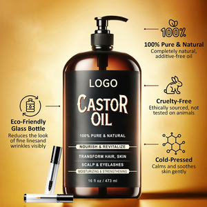 <span class=keywords><strong>Huile</strong></span> de ricin pure pressée à froid dans une bouteille en verre sans hexane pour la croissance des cheveux <span class=keywords><strong>visage</strong></span> cuir chevelu peau et cils <span class=keywords><strong>huile</strong></span> corporelle hydratante - Product Image 3