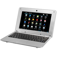 Cina Baru 10.1 Inci A33 Quad Core dengan Harga Murah Slim Laptop 8GB SSD Wifi Netbook Laptop Komputer
