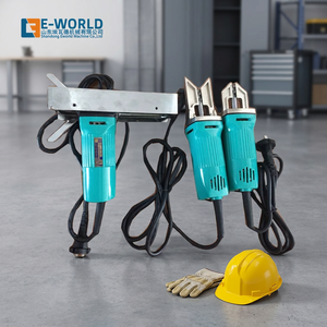 E-WORLD 450W Nettoyeur d'angle de fenêtre et de porte portable léger 4kg en PVC, machine de finition de surface facile à utiliser 220V/380V - Product Image 1