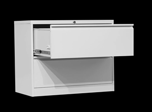 2 classeurs latéraux sous le bureau Tiroir en acier Armoires de rangement en métal Classeur de bureau en acier - Product Image 2