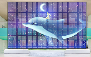 Pantalla LED Transparente Flexible para Exteriores, Resistente al Viento, Malla LED para Video Wall 8K, Legible bajo la Luz Solar, para Publicidad en Vidrio - Product Image 3