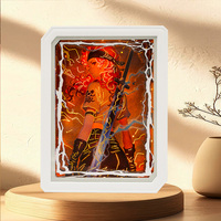 Cadeau de noël alimenté par USB 3D Animation boîte à lumière à distance papier sculpture Led veilleuse cadeau décoratif pour la maison des enfants