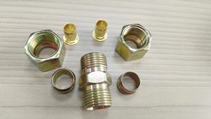 Kit de montage à compression en laiton de 7 pièces embouts de tuyau de frein <span class=keywords><strong>hydraulique</strong></span> et connecteurs d'<span class=keywords><strong>olive</strong></span> pour la réparation automatique/camion - Product Image 6