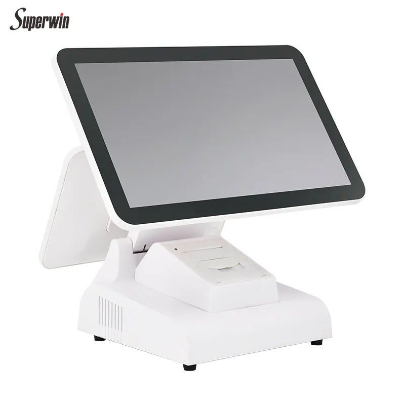 Precio de fábrica Sistemas de punto de venta Máquina Pos Caja Registradora para restaurante Pantalla capacitiva con soporte WIFI Protocolo 802,1