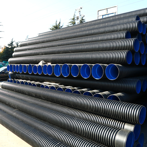 Bền PE Nhựa HDPE Polyatylene Đôi Tường Sóng Ống Thoát Nước 200Mm 500Mm Đường Kính Màu Sóng Ống Thoát Nước - Product Image 5