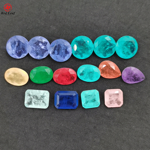 Redleaf <span class=keywords><strong>pietra</strong></span> preziosa sciolta forma quadrata paraiba <span class=keywords><strong>pietra</strong></span> di fusione sintetica smeraldo <span class=keywords><strong>tormalina</strong></span> ottagono - Product Image 2