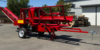 Fendeuse de bois automatique 30 tonnes à essence, rapide, pour la préparation du bois de chauffage