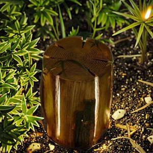 Ngoài trời không thấm nước vườn năng lượng mặt trời đèn IP65 Led nhựa gỗ cổ phần gốc cây cho chiếu sáng cảnh quan bãi cỏ trang trí - Product Image 3