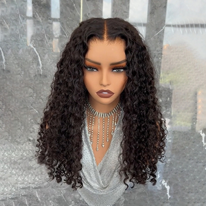 Perruques <span class=keywords><strong>ISEE</strong></span> Raw <span class=keywords><strong>Hair</strong></span> 7x5 Lace Wear and Go Ondulation d'Eau 100% Cheveux Humains Pré-Coupées Pré-Épilées Prêtes à Porter Sans Colle pour Femmes - Product Image 1