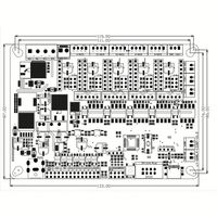 Contrôleur hors ligne 32 bits, carte de commande 4 axes, contrôle GRBL, couplage optique, avec broche de 300W/500W pour graveur CNC