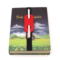 Porte-stylo pour carnet HH en cuir PU avec bande élastique réglable, étui à stylos pour écoles, bureaux, cadeaux, journaux, pochette à stylos