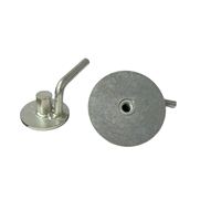 Anneau de levage encastré en plaque ronde soudée, point de levage de type L pour composants préfabriqués en PC