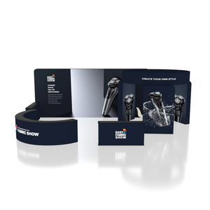 Stand d'exposition 10x20 pour les <span class=keywords><strong>salons</strong></span> professionnels de la coiffure masculine et de l'électronique grand public - Product Image 3