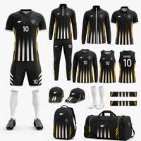 Maillot de football par sublimation personnalisé pour adulte, uniforme d'équipe, vêtement de sport en polyester à séchage rapide, fabricant de maillots de football, commande directe usine