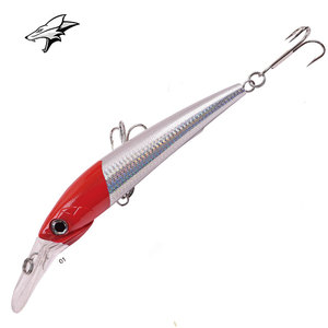 Grand Méné Long/Court Lèvre Minnow GT Grand Jeu De Pêche À La Manivelle Appât 76g Appât Dur 3D Yeux <span class=keywords><strong>Chatter</strong></span> appât De Pêche Leurre - Product Image 5