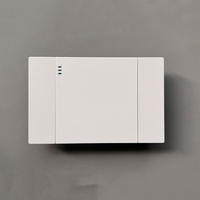 Interrupteur mural fin 118, vente en gros, prix abordable, prises et interrupteurs électriques gris, interrupteur d'éclairage 2 gangs 1 ou 2 voies, fabricant