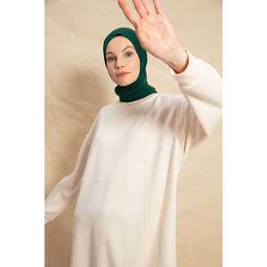 Bufanda de Pashmina de Algodón Esmeralda, Estilo Largo, Tejido Digital, para Uso Diario y Fiestas, con Estampado de Lino Voile para Bebé - Product Image 1