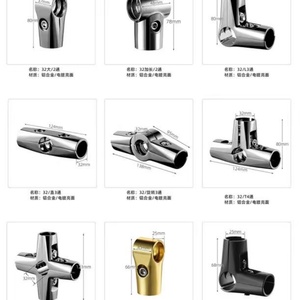 Conectores de Tubo Redondo de Acero Inoxidable Fundido a Presión, Duraderos y Personalizados, con Tratamiento de Superficie de Anodizado/Galvanoplastia - Product Image 5