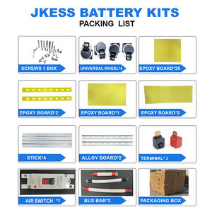 Kit de Batería Apilable DIY para Almacén en la UE, 48V 51.2V 15KWh 16KWh con BMS JK V19 200A para Baterías LiFePO4 16S 280Ah 314Ah - Product Image 4