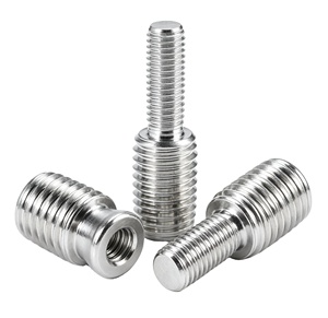 Vis de fixation antivol M2 en acier galvanisé à double extrémité filetée, à tête plate, usinées CNC, de précision, pour applications électroniques et matériel de bricolage - Product Image 2