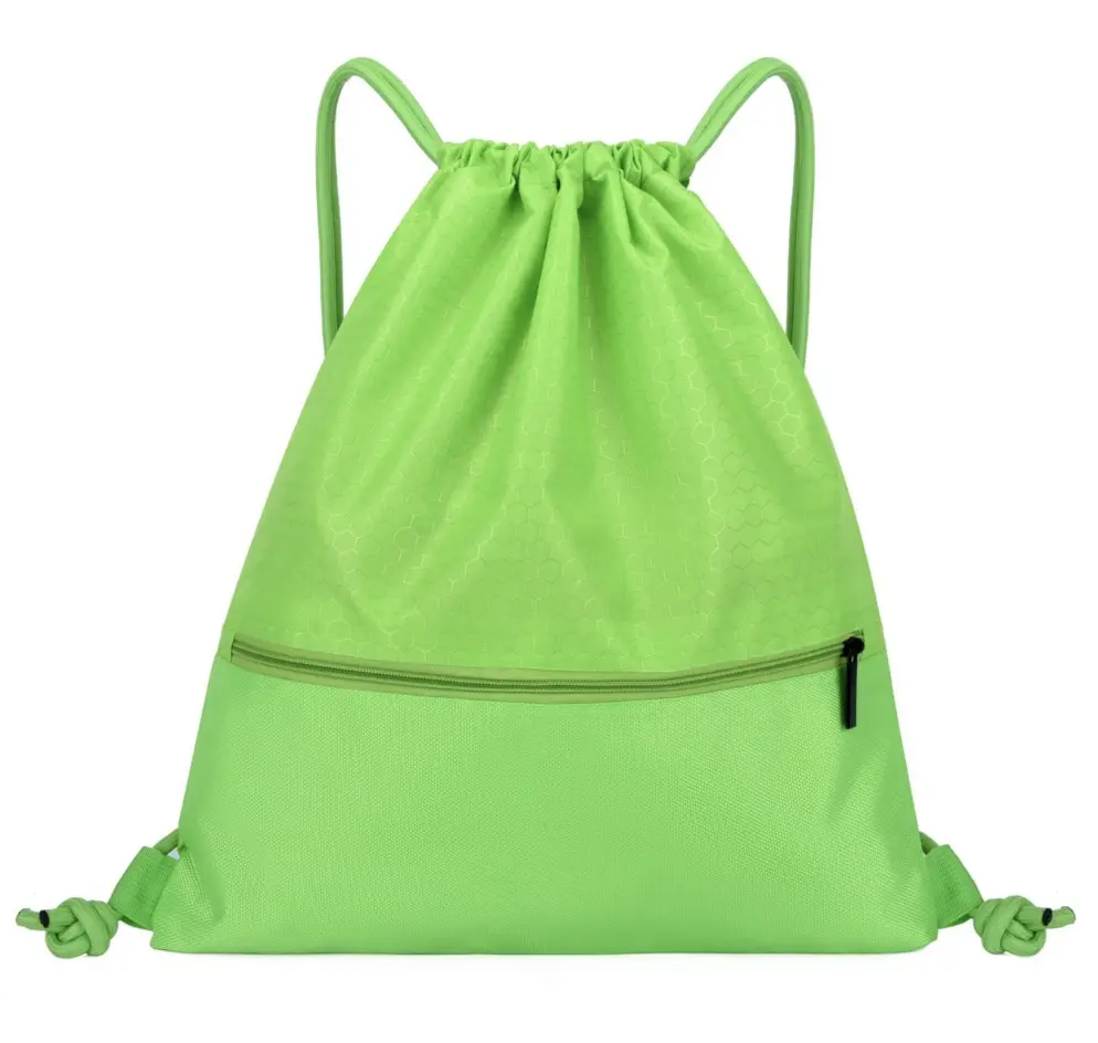 वियतनाम फैक्टरी अनुकूलित Drawstring बैग चिंच बैग पुनर्नवीनीकरण निविड़ अंधकार पॉलिएस्टर खेल जिम Drawstring बैग