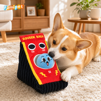 Jouet en peluche souple et grinçant pour animaux de compagnie, design personnalisé de machine de jeu, nouveau modèle du fabricant Famipet, jouets couineurs pour chiens