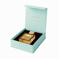Atomiseur de parfum rectangulaire de luxe fait main sur mesure 50ml/100ml, flacon en verre rechargeable avec boîte à fermeture magnétique