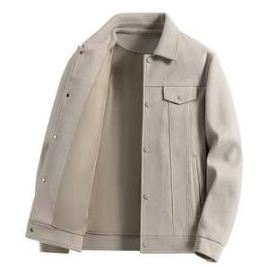 4XL 2025 Chine Usine Hommes Style Décontracté Travail Bomber Daim Veste Haute Qualité <span class=keywords><strong>Noir</strong></span> <span class=keywords><strong>Coupe</strong></span>-<span class=keywords><strong>Vent</strong></span> Lâche Out Printemps Qualité Veste - Product Image 1