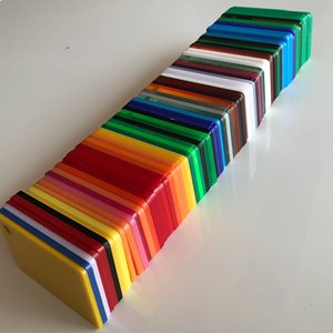 Feuille acrylique colorée résistante aux rayures de surface de miroir en laiton antique 3mm pour les vitrines de bijoux à fort trafic - Product Image 5