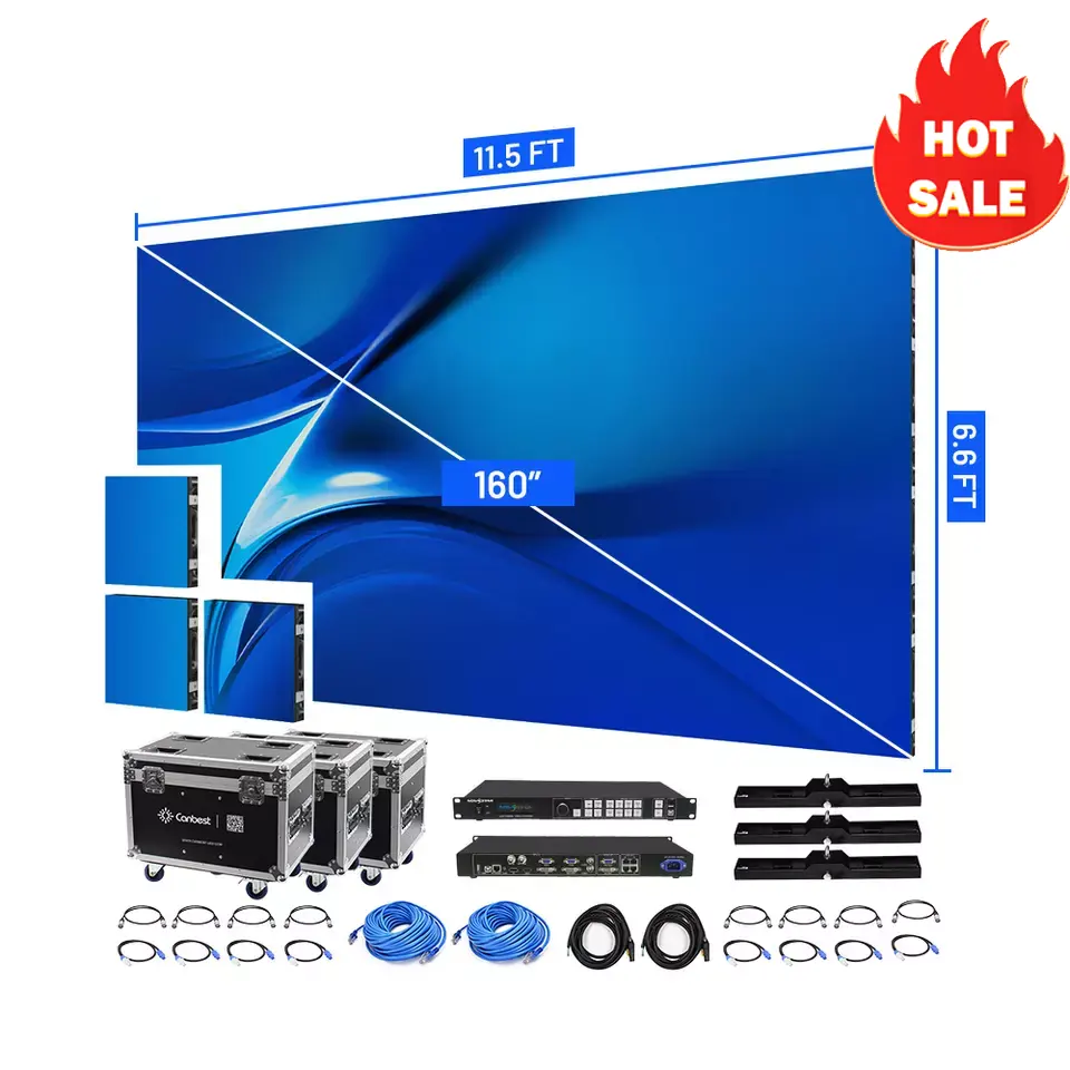 Venda quente P3.91 P4.81 Tela LED Interior Painel Display Led Interior Aluguer Led Video Wall