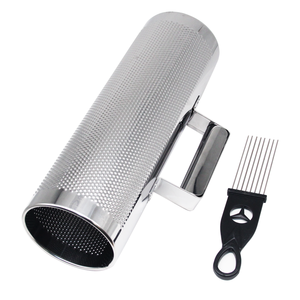 Guiro de 12 pouces en acier inoxydable de 4 pouces de diamètre avec raclette Pua pour <span class=keywords><strong>la</strong></span> musique de percussion latine - Product Image 5