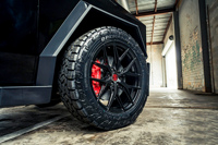 Velg Vossen S21-01 Forged Y Spoke Concave Gloss Merah Hitam 18-24 Inch untuk Porsche 992 911 997 991.2 Cayenne