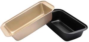 Home Kitchen กระทะขนมปังแบบไม่ติด,กระทะเหล็กคาร์บอนสีดำสีทองสำหรับอบอุปกรณ์อบแม่พิมพ์ - Product Image 5