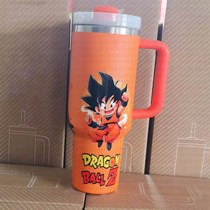 Gobelet anti-démon thermique sous vide de 40 onces <span class=keywords><strong>Tasse</strong></span> à paille pour enfants en acier inoxydable personnalisé Cartoon Anime Tumbler - Product Image 6