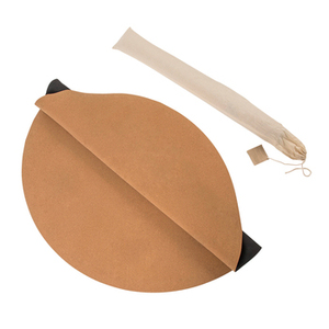 Colore naturale Datura fiori Eco-Friendly grande antiscivolo Design personalizzato sostenibile sughero Fitness rotondo <span class=keywords><strong>meditazione</strong></span> stuoia Yoga - Product Image 5