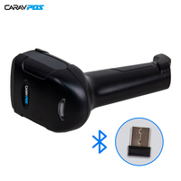 Lecteur de codes-barres sans fil 2D longue portée 2.4G Lecteur de code QR sans fil pour paiement mobile