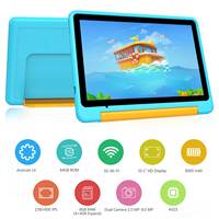 Tablette PC PRITOM E10K 10,1 pouces avec écran tactile IPS 1280x800, Android 15, processeur Octa Core, 64 Go, 5G, USB Type-C - Tablette professionnelle personnalisable