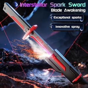 Espada de Juguete LED de Neón con Sonido y Niebla, Recargable por Tipo-C, Cuchilla Ninja Brillante para Niños y Adultos, Juguetes para Cosplay - Product Image 2