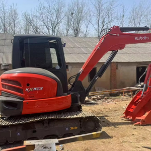100% Japon Original utilisé Mini petit Kubota kx163 6.3 tonnes pelle d'occasion Kubota U55 Machine meilleur prix chenille hydraulique - Product Image 1