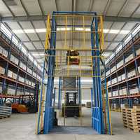 Ascenseur de fret vertical hydraulique sur mesure pour entrepôt, idéal pour la manutention de marchandises lourdes en restaurant
