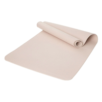 Tapis de yoga double surdimensionné en TPE antidérapant de haute qualité, léger et portable, pour l'entraînement en intérieur