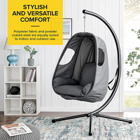 Fauteuil suspendu pour adultes - Fauteuil suspendu d'intérieur et d'extérieur pour chambre à coucher, salon ou terrasse