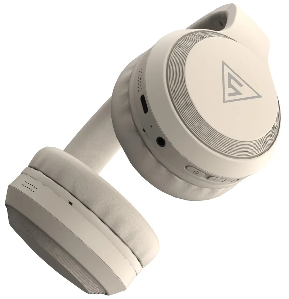 DOQAUS Apex8 Casque Bt sans fil avec logo de marque personnalisé avec microphones et entrée auxiliaire intégrée